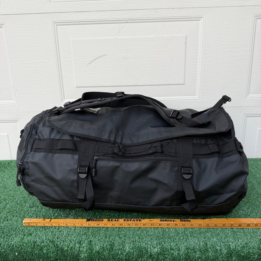 MIER 10110033-9007 Large Black 90L Waterproof‎ Convertible Duffle Bag Backpack - Picture 2 of 16